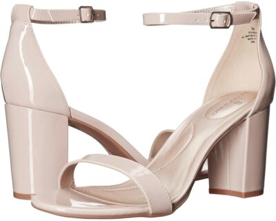 BANDOLINO Women's Armory Dress Sandals Block Heel Buckle