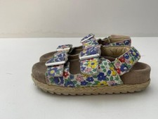 MINI BODEN GIRLS KIDS FAUX LEATHER BUCKLE & FASTEN CASUAL SANDAL UK 9 EUR 27 B65