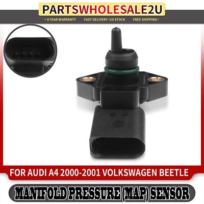 Turbo Boost Manifold Pressure Sensor for VW Beetle Jetta Passat Audi A4 TT RS6