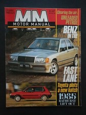 MOTOR MANUAL - Vintage Australian Motoring Magazine No.525 October 1985