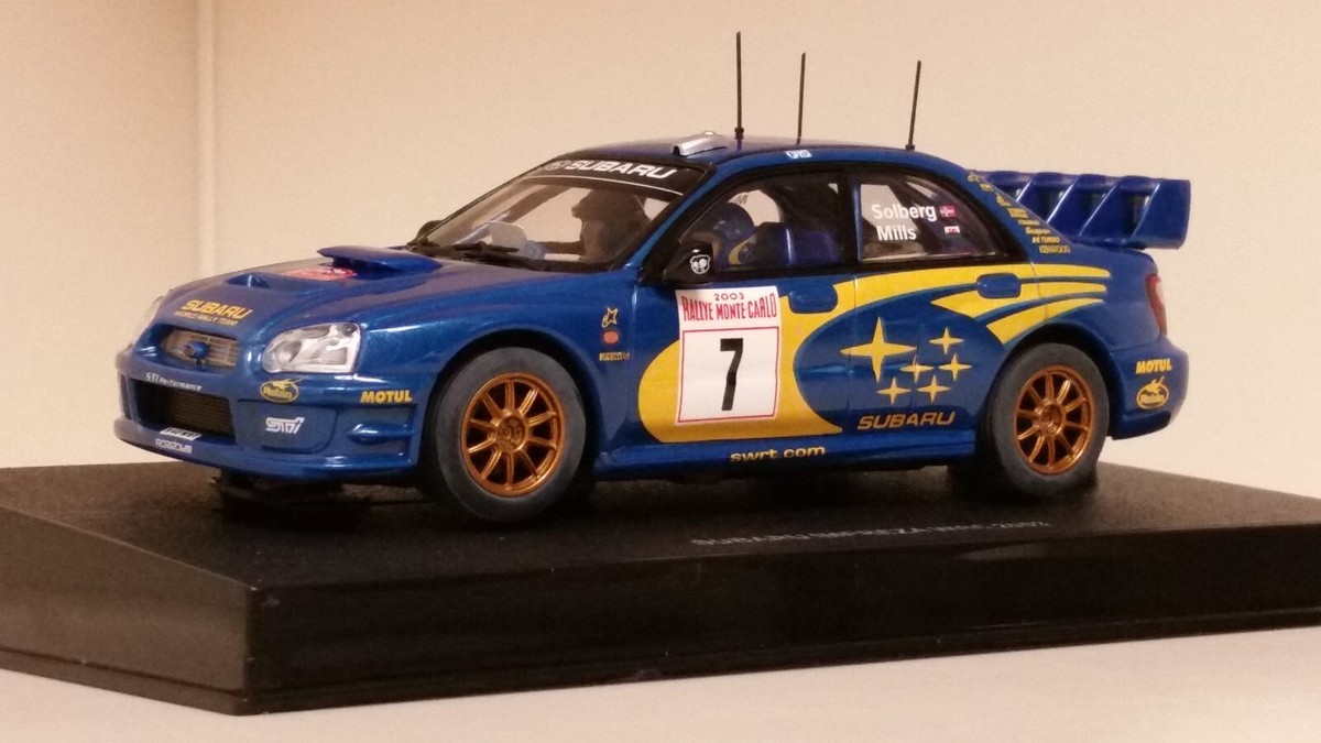 1/43 WRC CORDOBA SUBARU IMPREZA STI ラリー Ixo 1:43 Subaru Impreza S9 WRC #7 winner rally Tour de Corse