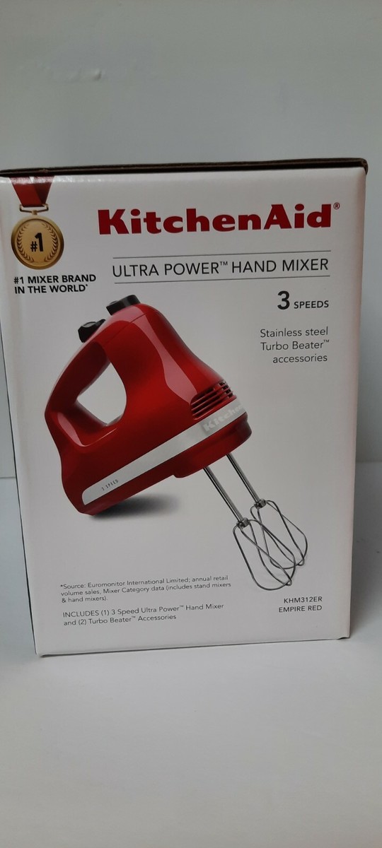 Kitchenaid Empire Red Ultra Power Speed Hand Mixer