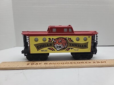 Lionel O 027 Gauge 16522 Chills Thrills Illuminated Caboose Cicus New From Set