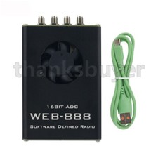 WEB-888 SDR Receiver with 16bit ADC 62M Bandwidth GPS Module for HF VHF