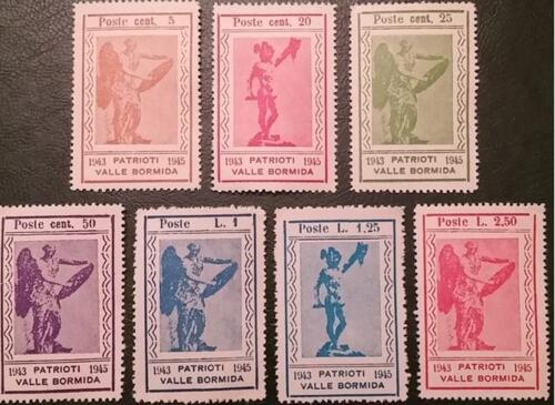 Italy CLN Patriotic Liberation Bormida Full set MNH Very Rare only 6000 issued - Picture 1 of 1