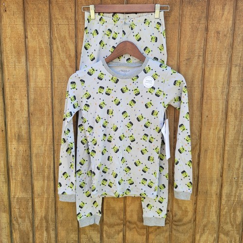 Burts Bees NWT Frankenstein Print Pajamas Kods Size 12