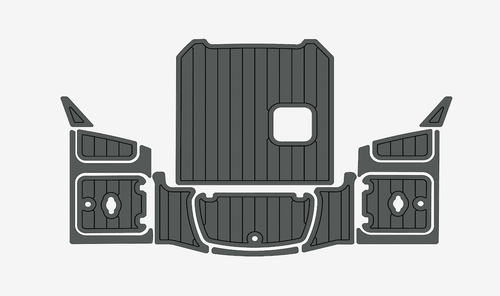 2016 Chaparral H20 21ft Marine teak deck EVA Foam Boat flooring - Foto 9 di 13