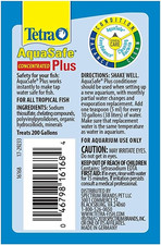 Aquasafe plus 3.38 Ounces, Aquarium Water Conditioner and Dechlorinator
