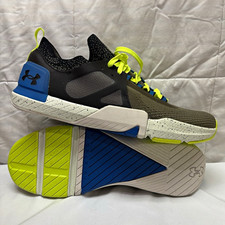 Under Armour UA TriBase Reign Training Shoes Men’s Size 12 Green Blue Black