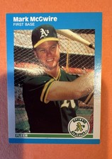 1987 Fleer Update - Mark McGwire #U-76