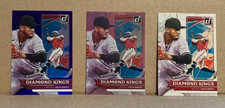 2022 Donruss Baseball Diamond Kings Ketel Marte 3 Card Lot-Pink-Purple Holo-Base