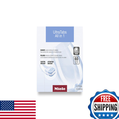 Miele Genuine Ultratabs All In 1 Dishwasher 60 Detergent Tablets 12738130