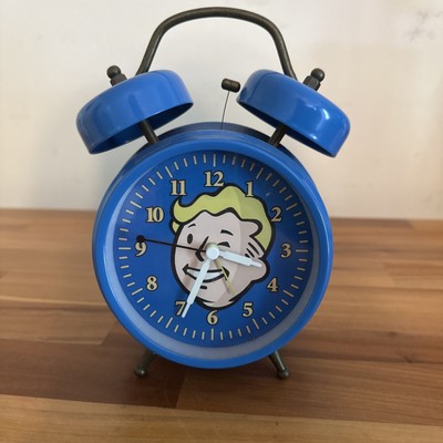 Fallout Alarm Clock Vault Boy Face Head Nuke 111 Top Bell Ringer Desk Clock