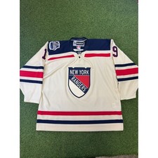 Reebok New York Rangers Brad Richards 19 NHL Winter Classic 2012 Jersey Mens XL