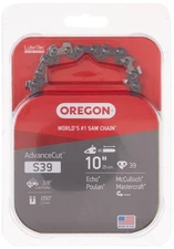 Oregon S39 AdvanceCut Replacement Chainsaw and Pole Saw Chain for 10-Inch Guide