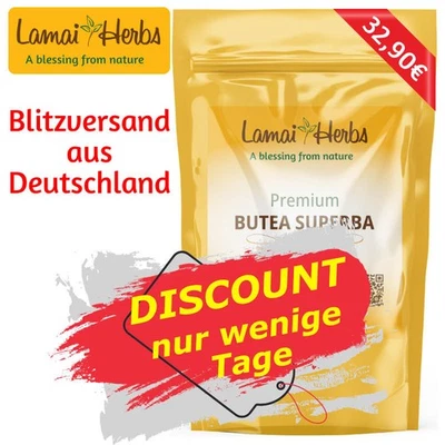 ASIA HERBALS Original Butea Superba - Premium Kapseln - Potenz - Sex - Ausdauer - Prostata