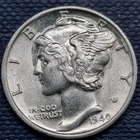 1940 S Mercury Dime 10c Choice BU Uncirculated #101854