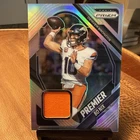 2025 Panini Prizm Bo Nix #PJY-BNX Premier Jersey Patch Silver Prizm