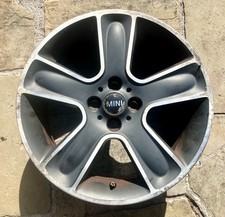 Mini Cooper One 17 inch alloy wheel R55 R56 7J Black Star Bullet 6784124 Genuine