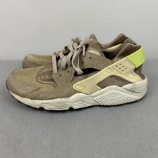 Nike Air Huarache Shoes Mens Size 13 Taupe Brown Beige Leather Retro 704830-203
