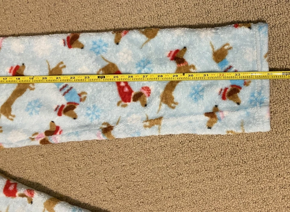 Девочек пижамы брюки таксы и снежинки маленький светло-синий - Изображение 3 из 3