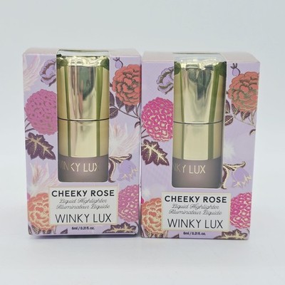 Lot Of 2 Winky Lux Cheeky Rose Liquid Highlighter Angel 0.21 fl oz