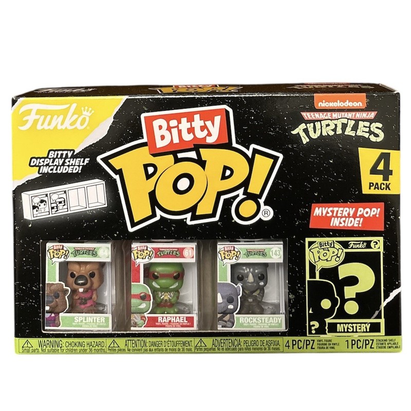 FUNKO Bitty POP! Teenage Mutant Ninja Turtles 4 Pack Assorted