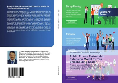 Public Private Partnership Extension Model for Tea Smallholding Sector | Buch