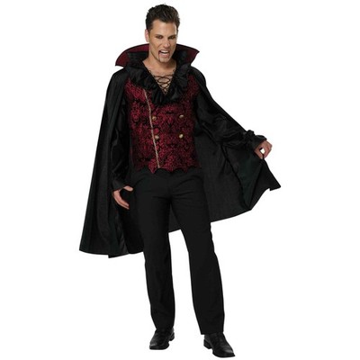 Edler Vampir Graf Dracula Gothic Horror Halloween Erwachsene Herren Kostüm
