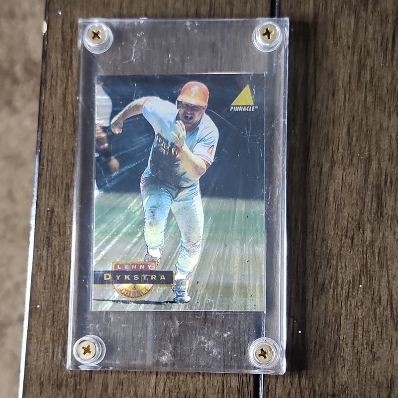 1994 Pinnacle - Lenny Dykstra #34 Museum Collection Philadelphia Phillies MLB