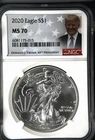 2020 Bullion Silver Eagles NGC MS-70