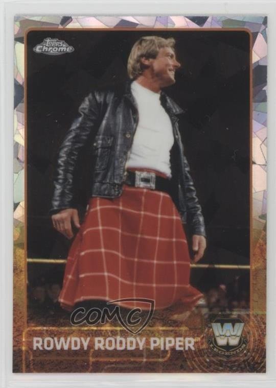 2015 Topps Chrome WWE Atomic Refractor Roddy Piper #88 1fo3