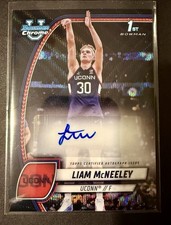 2025 Bowman U Chrome UCONN Prospect Autographs Liam McNeeley #52 Bowman 1st