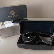 Versace MOD 4436-U 5305/80 Gray Square Sunglasses Tinted UV400 Oversized 140