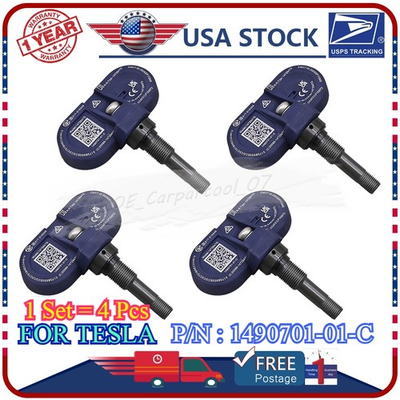 #ad #ad For Tesla Model 3 S X Y Bluetooth TPMS Tire Pressure Sensor 1490701 01 C 4Pcs $78.94