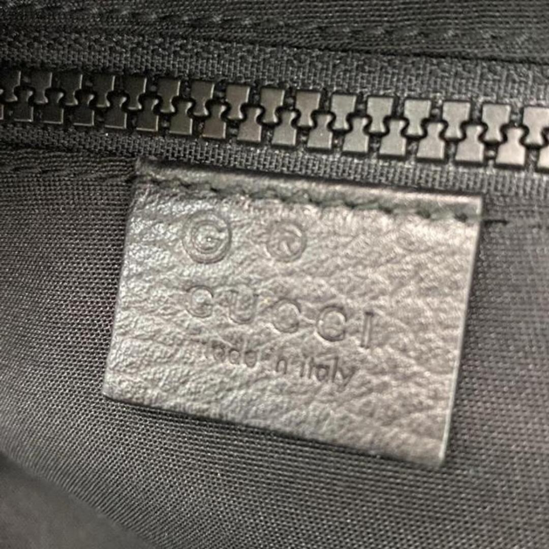 GUCCI GG Backpack Black Leather Used, Versatile & Stylish, 45cm H thumbnail 8