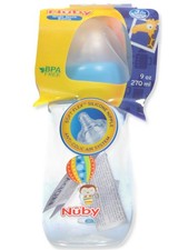 Nuby Wide Neck Bottle 9 Oz. Color: blue Size: one size