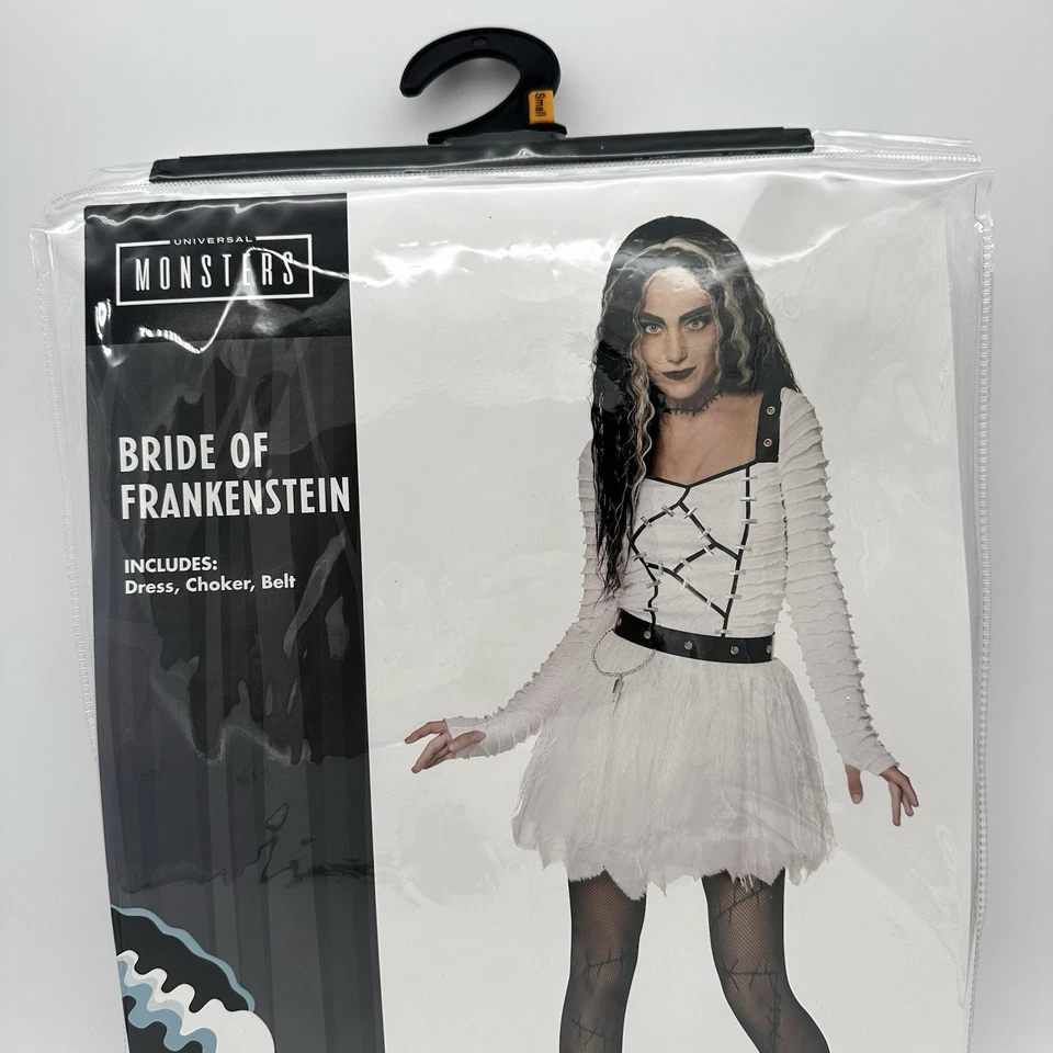 High Quality Dress, Choker, Belt - Bride Of Frankenstein Halloween Cosplay - Image 3 of 4