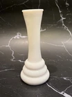 Vintage Randall Bud Vase White Milk Glass "Beehive" 3 Rings 6” Tall LOT of 5