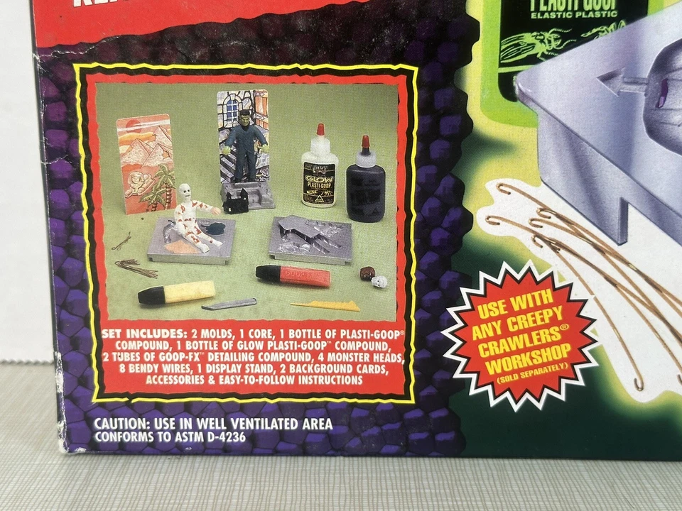 Creepy Crawlers House Of Horrors Monster Maker Frankenstein Mummy - Image 2 of 4