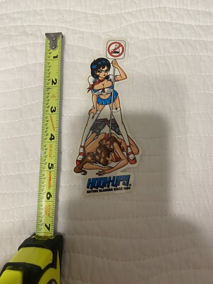 HOOK-UPS Skate STICKER Blade Killer Girl skateboards
