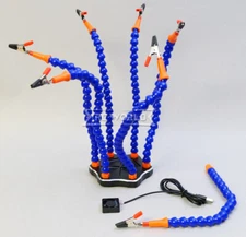 Helping Hands WORK STAND SOLDER Station Poseable Arms w/ Fan