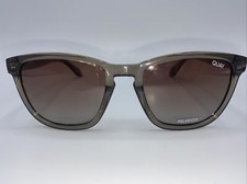 Quay Australia Hardwire POLARIZED Fade Sunglasses Gray/Brown Unisex Sunnies