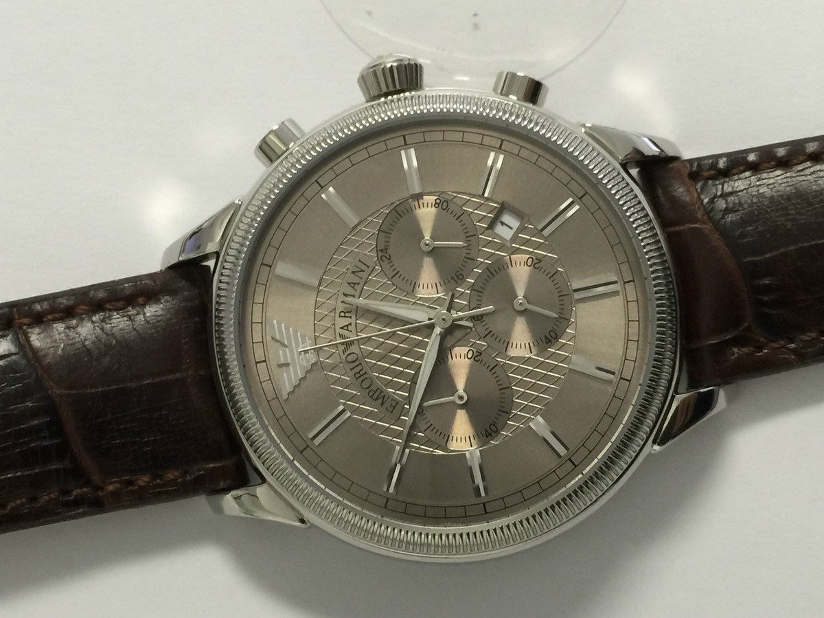 Emporio Armani Mens Chronograph Watch AR0562 NWT | eBay