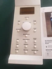 GE Advantium microwave touch control panel