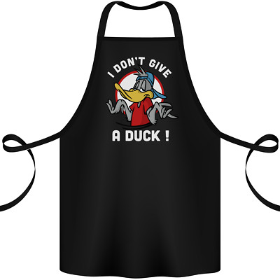 I Don't Give a Duck lustiger offensiver Witz unhöflicher Baumwollschürze 100% Bio