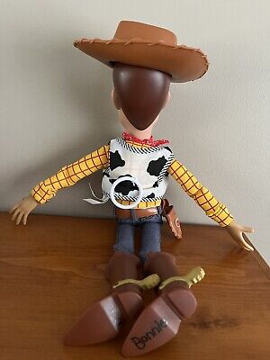 DISNEY TOY STORY 4 Woody Pull String Talking 16 Doll Bonnie No Hat $19.99  - PicClick