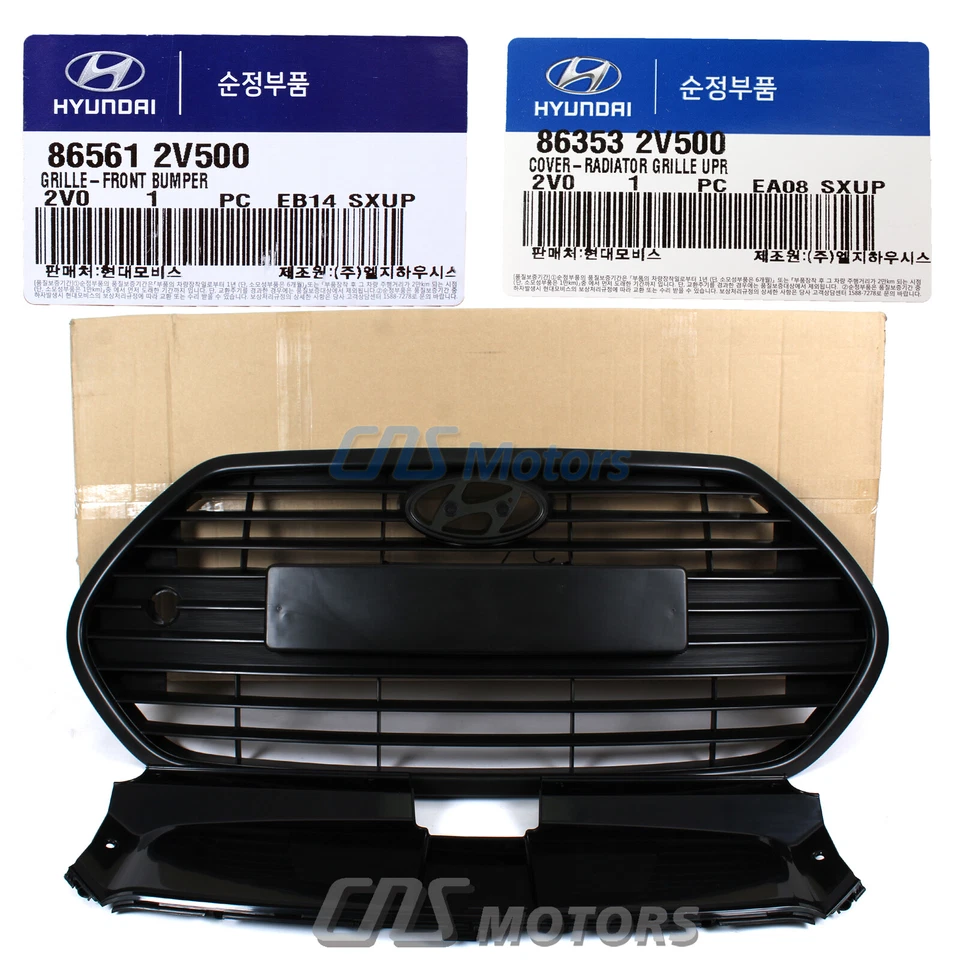 GENUINE Radiator Grille & Cover for 2013-2017 Hyundai Veloster Turbo 865612V500 - Image 2 of 4