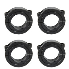 1/2" Bore Double Split Set Screw Shaft Collar OD 1-1/8" Width 13/32" 4 PCS