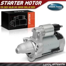 Starter Motor for Chevy Colorado 2015-2019 Malibu Buick Regal GMC 1.2KW CW 15T